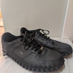Nike J Force 1 Low LX Jacquemus Black Leather Men's Sneaker Size 13.5